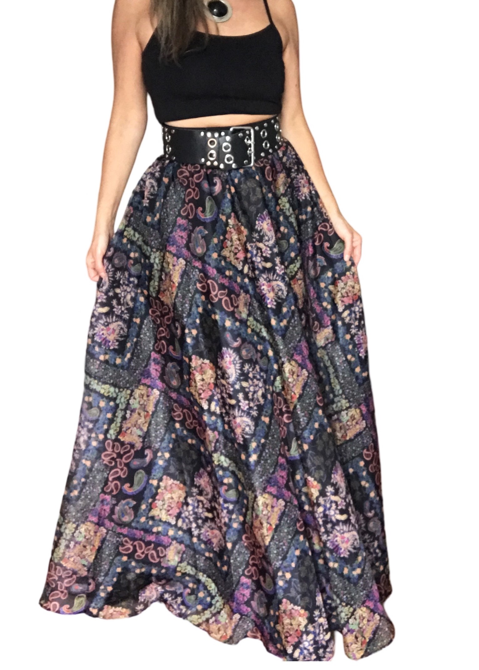 Dlouhá letní sukně - maxi sukně BOROS SK-L-BLC03